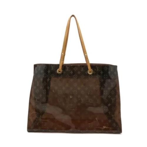 Pre-owned Vinyl louis-vuitton-bags Louis Vuitton Vintage , Brown , Dam...