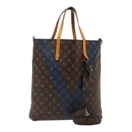 Pre-owned Canvas handbags Louis Vuitton Vintage , Brown , Dames