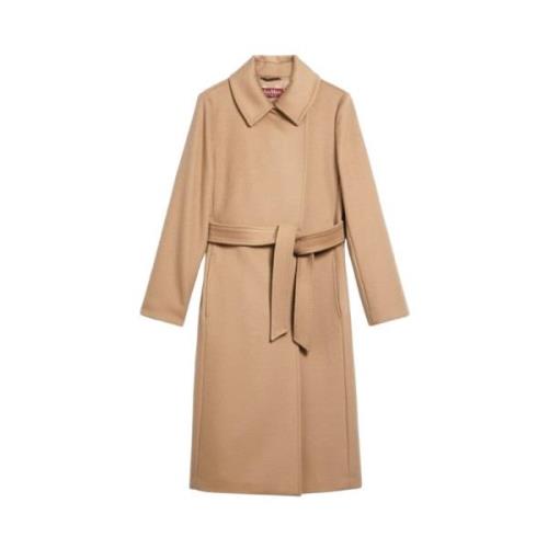 Kameel Jassen Regular Fit Max Mara Studio , Brown , Dames