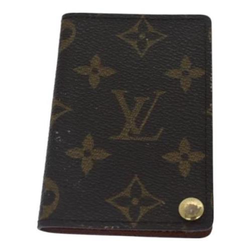 Pre-owned Canvas wallets Louis Vuitton Vintage , Brown , Dames