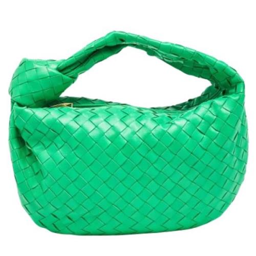 Pre-owned Leather handbags Bottega Veneta Vintage , Green , Dames