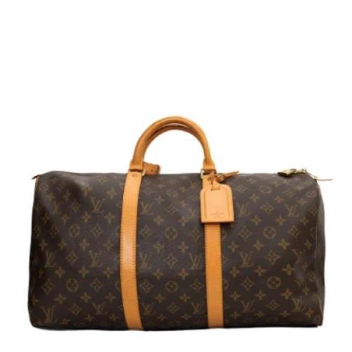 Pre-owned Canvas louis-vuitton-bags Louis Vuitton Vintage , Brown , Da...