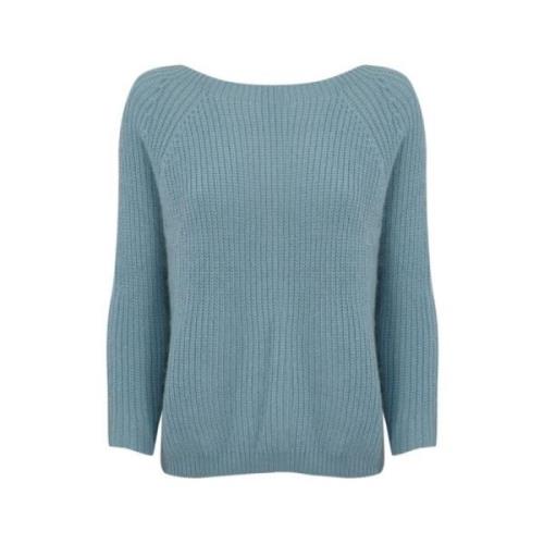 Lichtblauwe Sweater Regular Fit Weekend , Blue , Dames