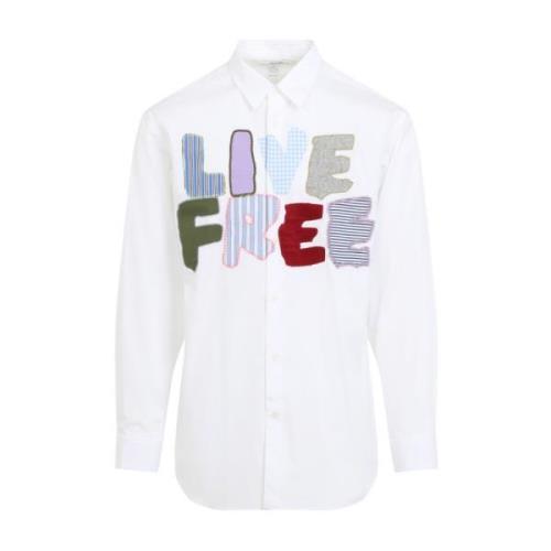 Witte Klassieke Overhemd Comme des Garçons , White , Heren