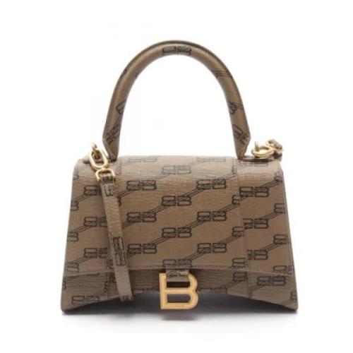 Pre-owned Leather balenciaga-bags Balenciaga Vintage , Beige , Dames