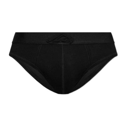 Katoenen slip met logo Dsquared2 , Black , Heren