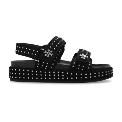 Suède sandalen Kira Tory Burch , Black , Dames