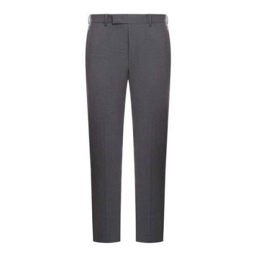 Grijze Wollen Blend Rebel Broek PT Torino , Gray , Heren