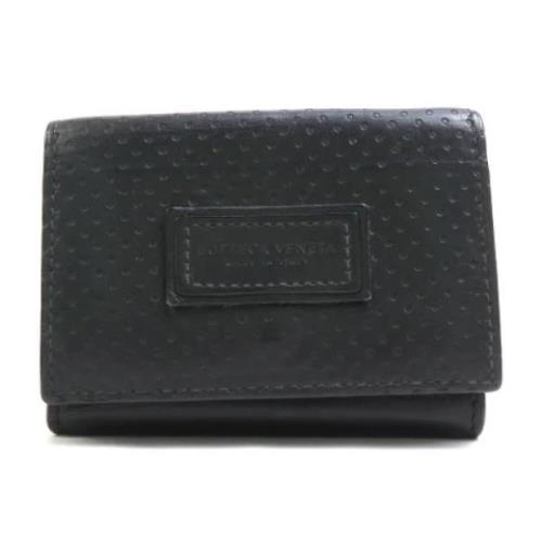 Pre-owned Leather wallets Bottega Veneta Vintage , Black , Dames