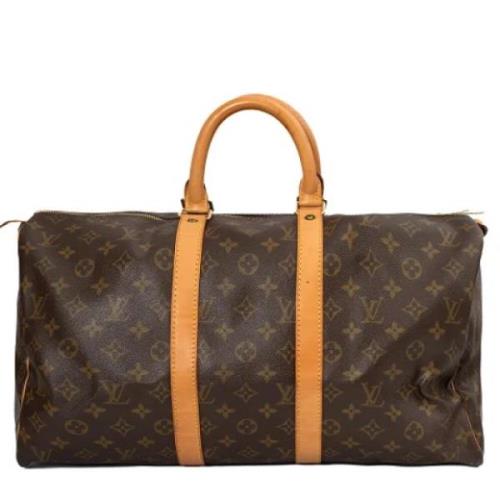 Pre-owned Canvas louis-vuitton-bags Louis Vuitton Vintage , Brown , Da...