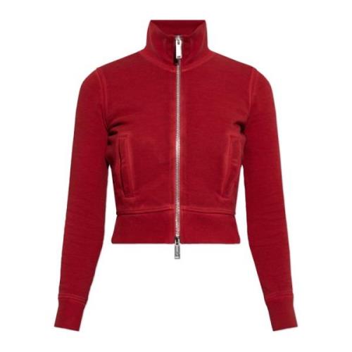 Gedrukte sweatshirt Dsquared2 , Red , Dames