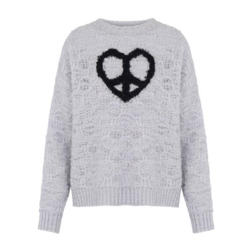 Stijlvolle Sweaters Collectie Moschino , Gray , Dames