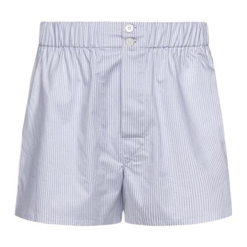 Witte Micro Streep Boxershorts Brioni , White , Heren