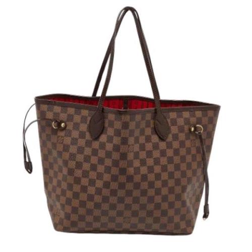 Pre-owned Leather totes Louis Vuitton Vintage , Brown , Dames