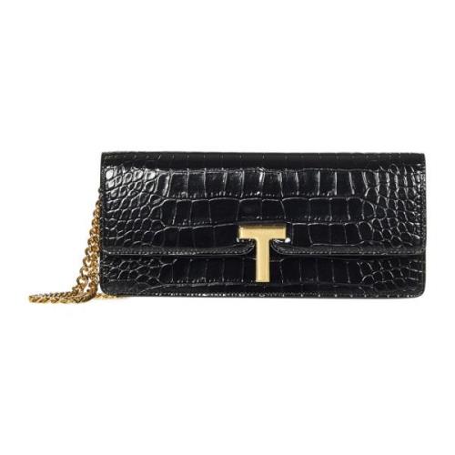 Zwarte Wallis Clutch Tas Tom Ford , Black , Dames