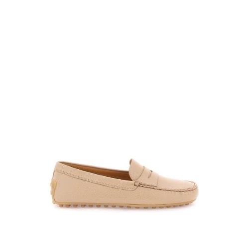 Stad gommino leren loafers Tod's , Beige , Dames