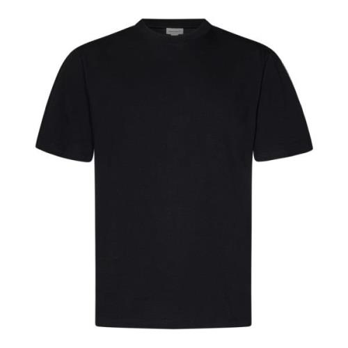 Zwart T-shirt met logobanden Alexander McQueen , Black , Heren