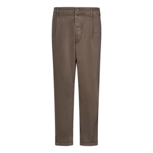 Bruine Slim Fit Jeans met Details Jacob Cohën , Brown , Heren