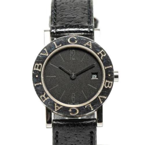 Pre-owned Metal watches Bvlgari Vintage , Black , Dames