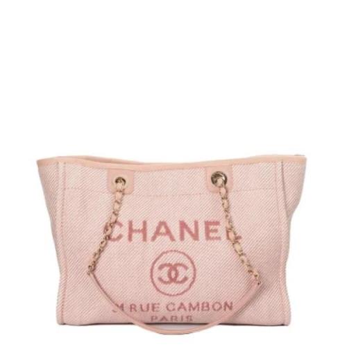 Pre-owned Canvas chanel-bags Chanel Vintage , Pink , Dames