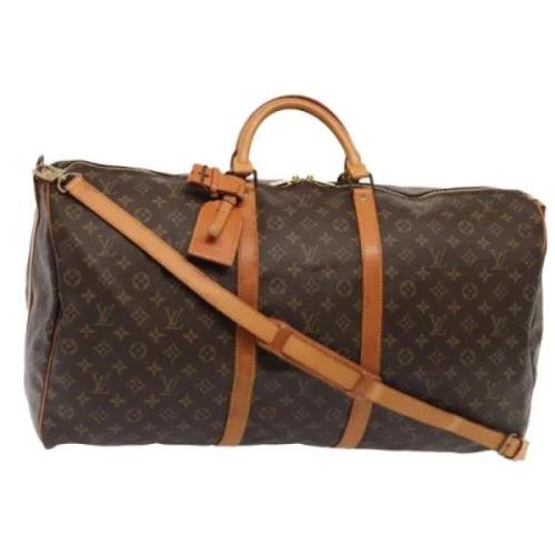 Pre-owned Canvas louis-vuitton-bags Louis Vuitton Vintage , Brown , Da...