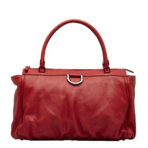 Pre-owned Leather gucci-bags Gucci Vintage , Red , Dames