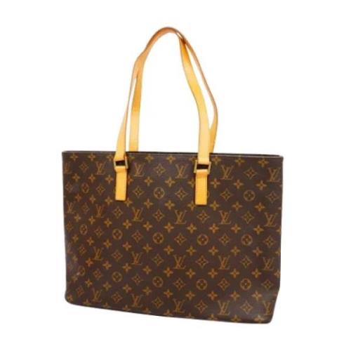 Pre-owned Canvas louis-vuitton-bags Louis Vuitton Vintage , Brown , Da...