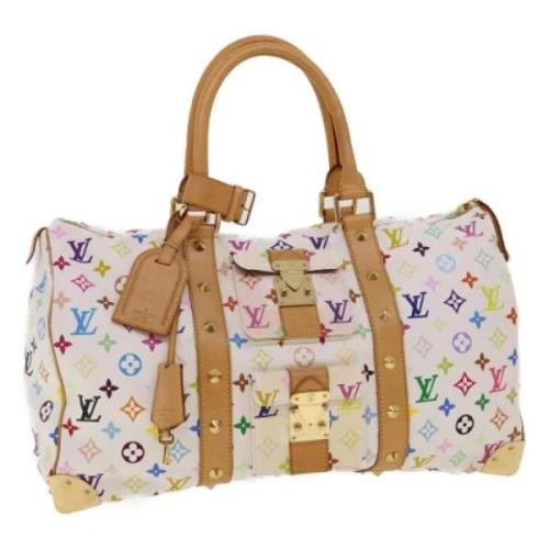 Pre-owned Canvas louis-vuitton-bags Louis Vuitton Vintage , White , Da...