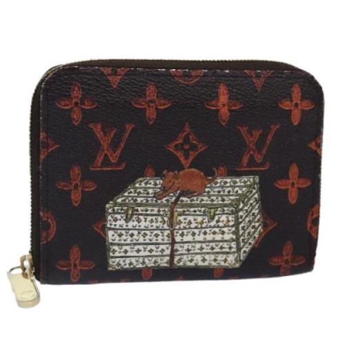 Pre-owned Canvas wallets Louis Vuitton Vintage , Brown , Dames