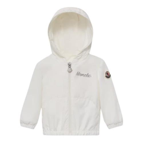 Witte Waterdichte Winddichte Kinderjas Moncler , White , Unisex