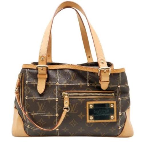 Pre-owned Canvas louis-vuitton-bags Louis Vuitton Vintage , Brown , Da...