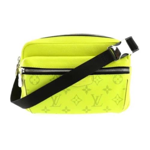 Pre-owned Leather louis-vuitton-bags Louis Vuitton Vintage , Green , H...