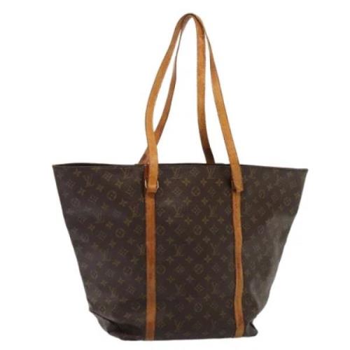 Pre-owned Canvas louis-vuitton-bags Louis Vuitton Vintage , Brown , Da...