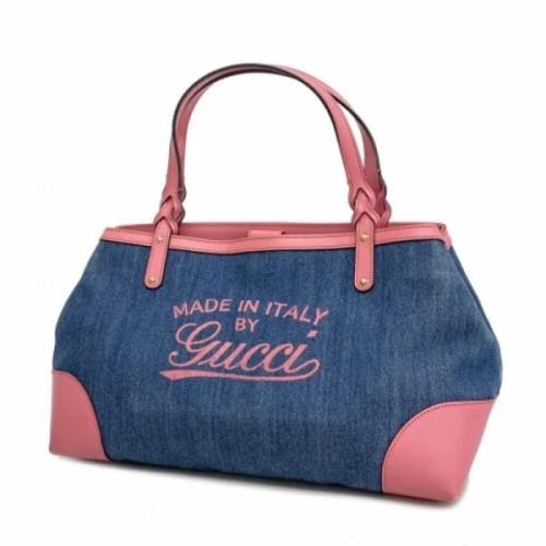 Pre-owned Denim gucci-bags Gucci Vintage , Blue , Dames