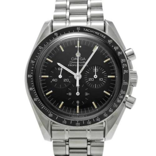 Pre-owned Stainless Steel watches Omega Vintage , Black , Heren