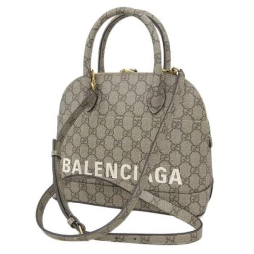 Pre-owned Fabric handbags Gucci Vintage , Beige , Dames