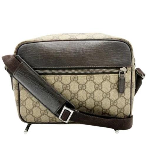 Pre-owned Canvas gucci-bags Gucci Vintage , Brown , Dames