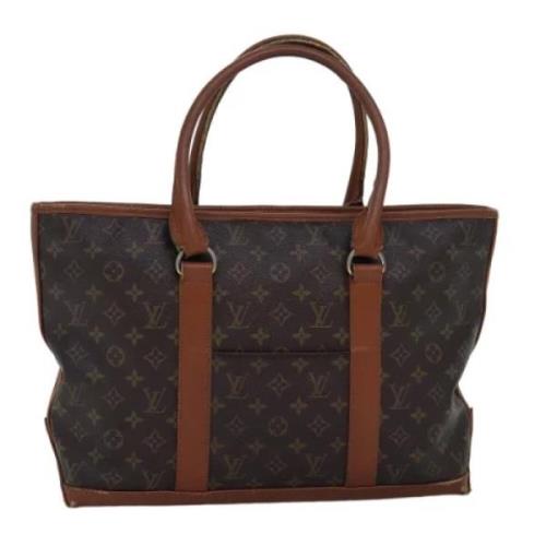 Pre-owned Canvas louis-vuitton-bags Louis Vuitton Vintage , Brown , Da...