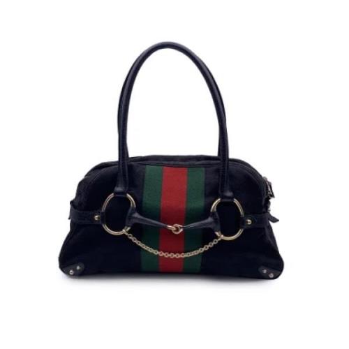 Pre-owned Leather gucci-bags Gucci Vintage , Black , Dames