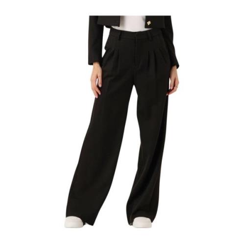 Elegante Zwarte Pantalon voor Vrouwen Notre-v , Black , Dames