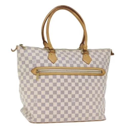 Pre-owned Canvas louis-vuitton-bags Louis Vuitton Vintage , Beige , Da...