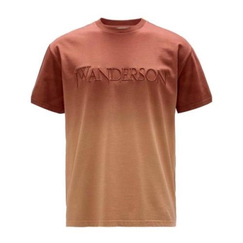 Bruine T-shirts en Polo's Katoen Model JW Anderson , Brown , Heren