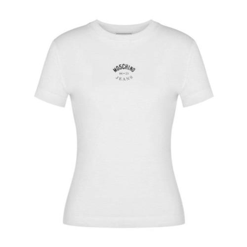 Stijlvolle T-shirts en Polos Collectie Moschino , White , Dames