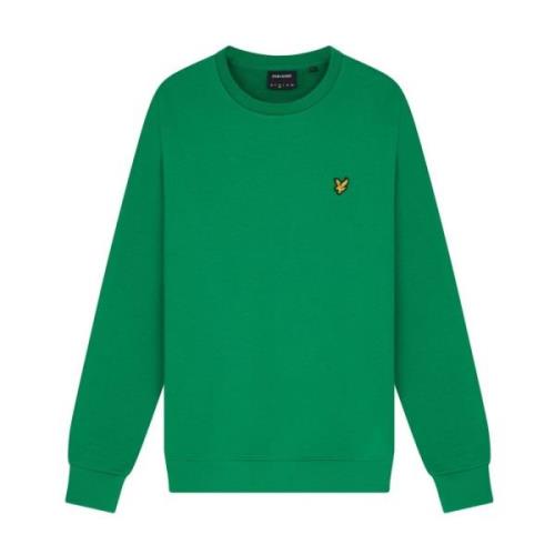 Klassieke Crew Neck Sweatshirt Groen Lyle & Scott , Green , Heren