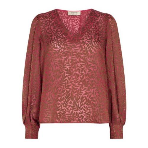 Stijlvolle Bloemenblouse MOS Mosh , Pink , Dames