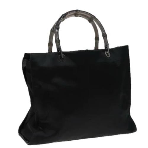 Pre-owned Satin gucci-bags Gucci Vintage , Black , Dames