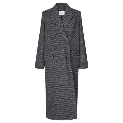 Geruite Kate Jas Elegante Jas Envii , Gray , Dames