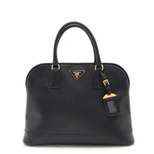 Pre-owned Leather handbags Prada Vintage , Black , Dames