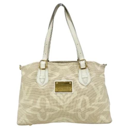 Pre-owned Leather louis-vuitton-bags Louis Vuitton Vintage , Beige , D...