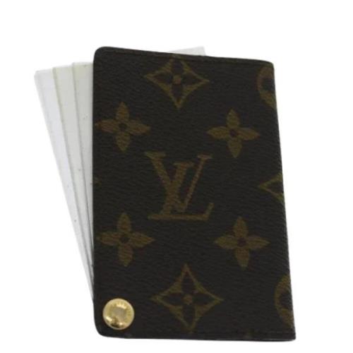 Pre-owned Canvas wallets Louis Vuitton Vintage , Brown , Dames